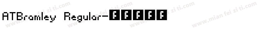 ATBramley Regular字体转换